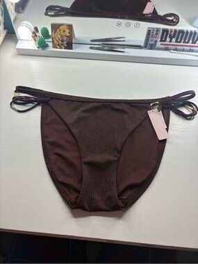 Brand New Victoria's Secret Brown Bikini Bottom
